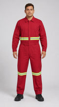 Overol de trabajo en Gabardina con Reflejante corte Industrial