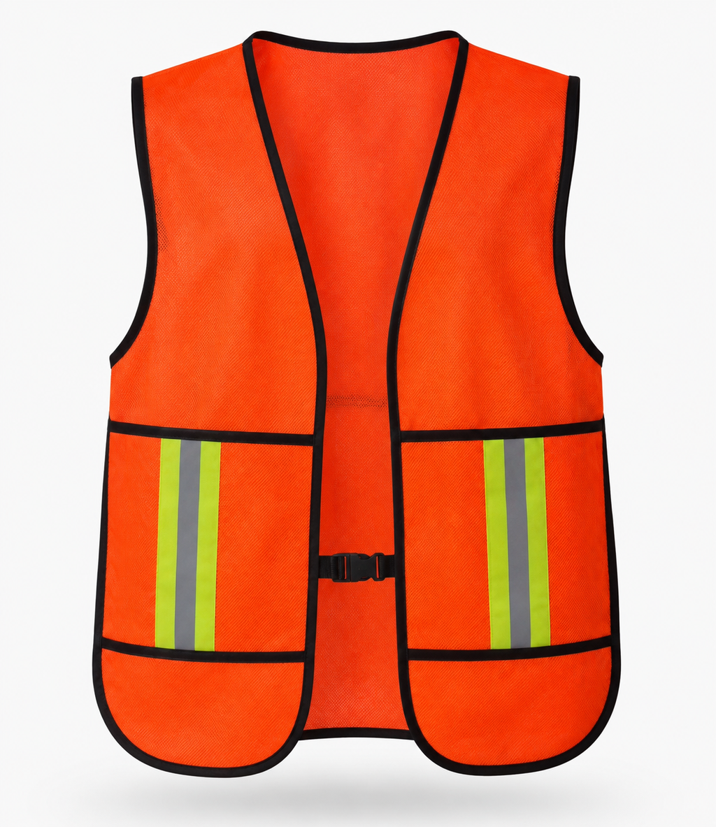 Chaleco de Seguridad Económico con Cintas Reflejantes