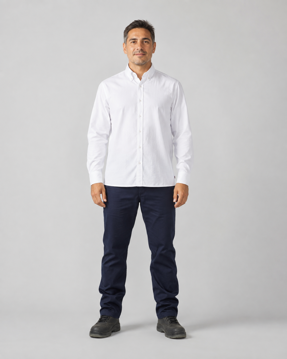Camisa Industrial  Blanca de Trabajo