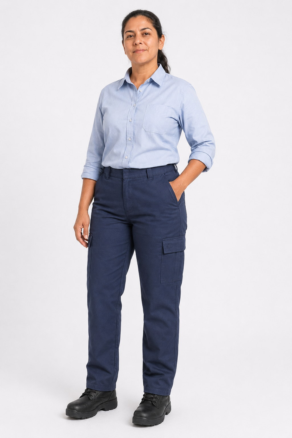 Pantalón Industrial en Gabardina de Uso Rudo
