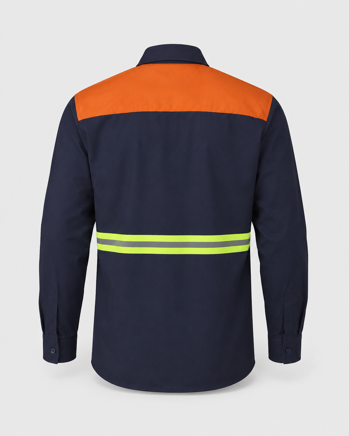 Camisola Industrial en Gabardina con Cinta Reflejante