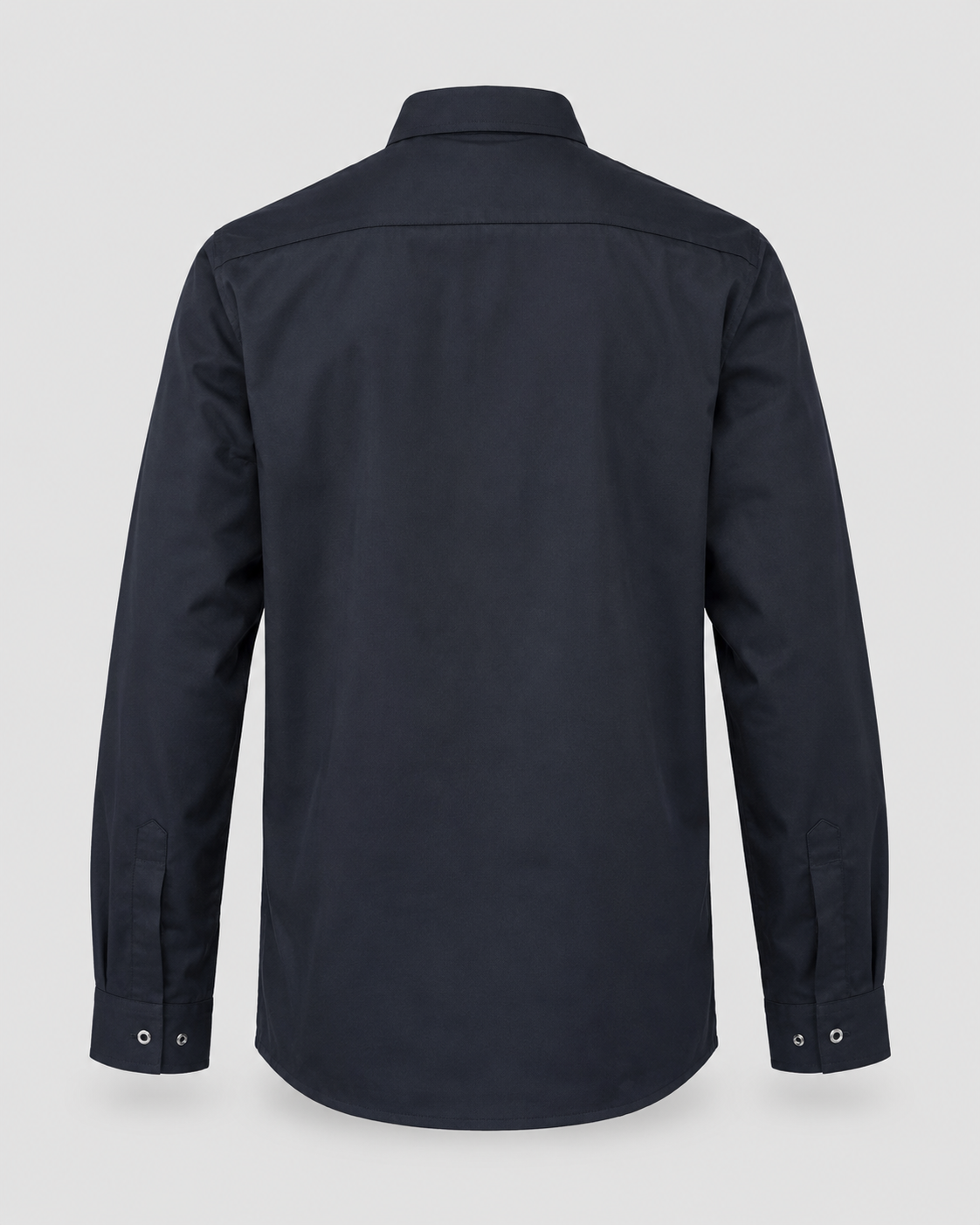 Camisa Industrial Negra de Trabajo de Alto Rendimiento